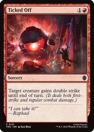 Ticked Off Commander: Teenage Mutant Ninja Turtles Magic card