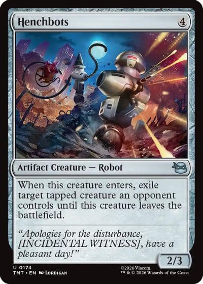 Henchbots Teenage Mutant Ninja Turtles Magic card