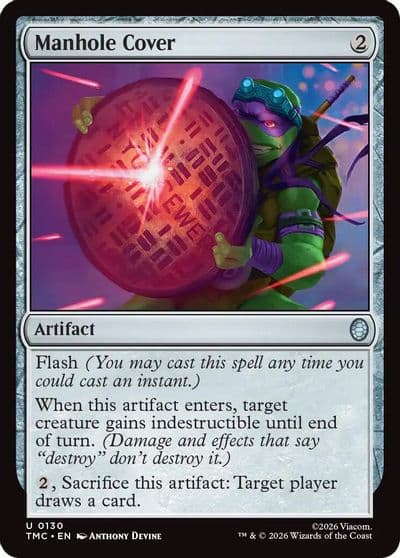 Manhole Cover Commander: Teenage Mutant Ninja Turtles Magic card