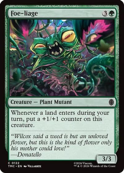 Foe liage Commander: Teenage Mutant Ninja Turtles Magic card