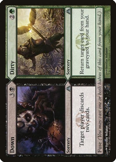 Down Dirty Dragon's Maze Magic card