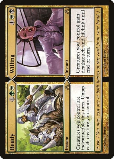 Ready Willing Dragon's Maze Magic card