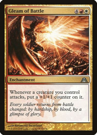 Gleam of Battle Dragon's Maze Magic card