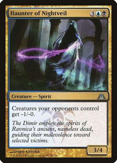 Haunter of Nightveil Dragon's Maze Magic card