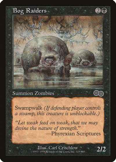 Bog Raiders Urza's Saga Magic card