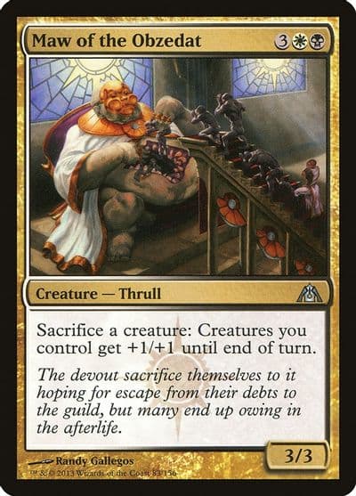 Maw of the Obzedat Dragon's Maze Magic card