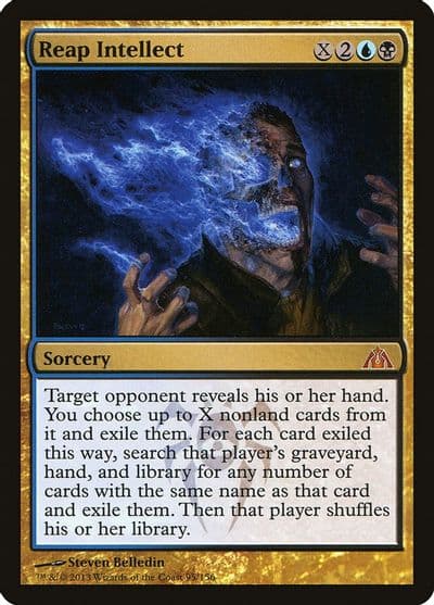 Reap Intellect Dragon's Maze Magic card