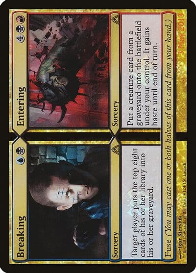 Breaking Entering Launch Party & Release Event Promos Magic card
