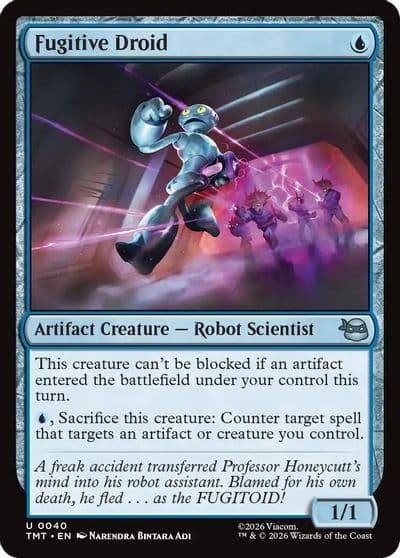 Fugitive Droid Teenage Mutant Ninja Turtles Magic card