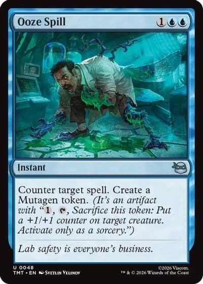 Ooze Spill Teenage Mutant Ninja Turtles Magic card