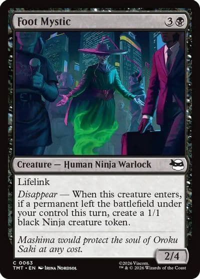 Foot Mystic Teenage Mutant Ninja Turtles Magic card