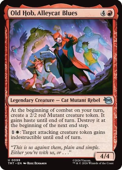 Old Hob Alleycat Blues Teenage Mutant Ninja Turtles Magic card