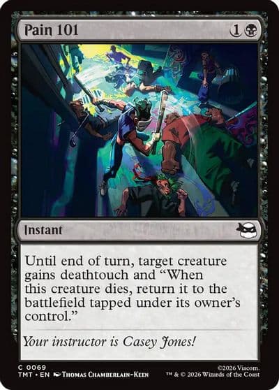 Pain 101 Teenage Mutant Ninja Turtles Magic card