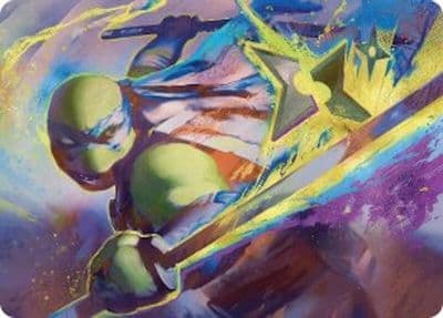 Leonardos Technique Art Card Art Series: Teenage Mutant Ninja Turtles Magic card