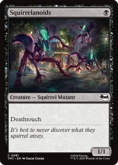 Squirrelanoids Teenage Mutant Ninja Turtles Magic card