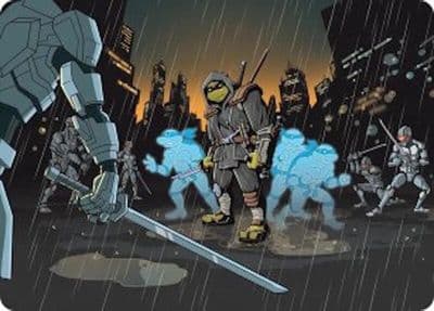 The Last Ronins Technique Art Card Art Series: Teenage Mutant Ninja Turtles Magic card