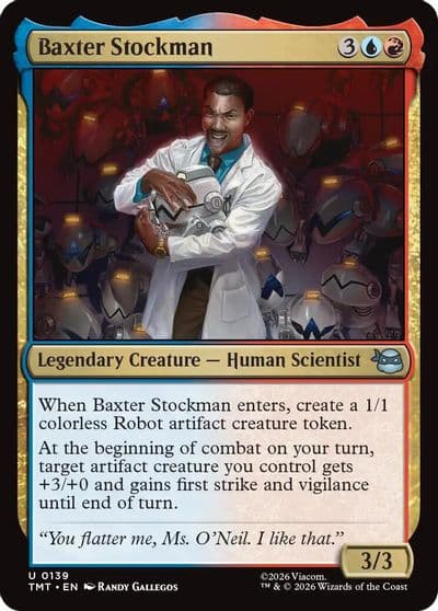 Baxter Stockman Teenage Mutant Ninja Turtles Magic card