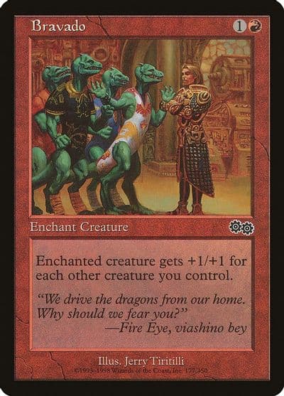 Bravado Urza's Saga Magic card