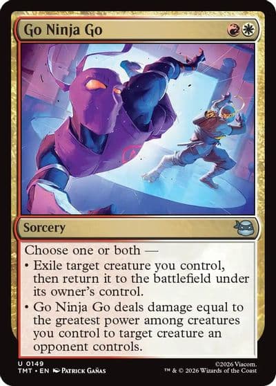 Go Ninja Go Teenage Mutant Ninja Turtles Magic card