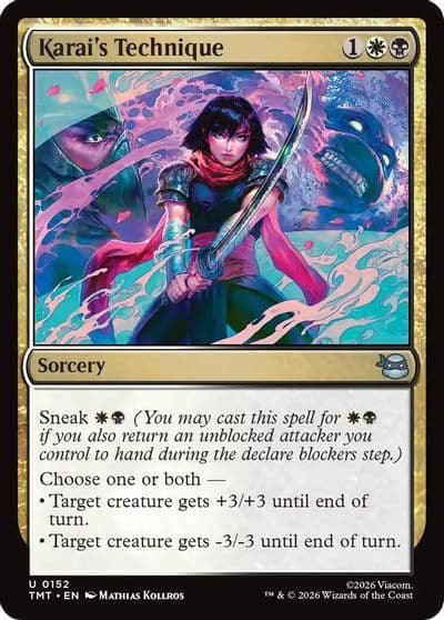Karais Technique Teenage Mutant Ninja Turtles Magic card