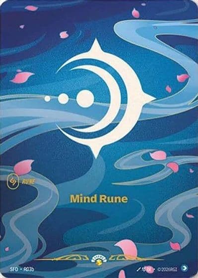 Mind Rune R03b Spiritforged Riftbound card