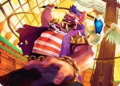 Bebop Skull and Crossbones Art Card Art Series: Teenage Mutant Ninja Turtles Magic card