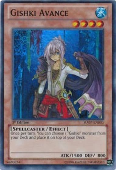 Gishki Avance Hidden Arsenal 7: Knight of Stars Yu-Gi-Oh! card