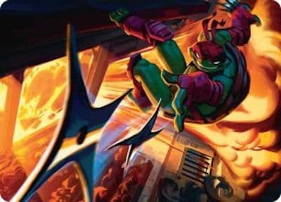Storm of Steel Art Card Art Series: Teenage Mutant Ninja Turtles Magic card