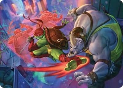Super Combo Art Card Art Series: Teenage Mutant Ninja Turtles Magic card