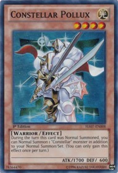 Constellar Pollux Hidden Arsenal 7: Knight of Stars Yu-Gi-Oh! card