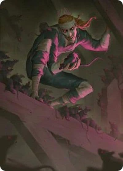 Rat King the Chaosbringer Art Card Art Series: Teenage Mutant Ninja Turtles Magic card