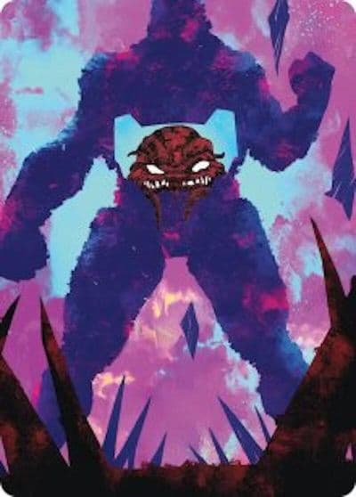 Krang Utrom Warlord Art Card Art Series: Teenage Mutant Ninja Turtles Magic card