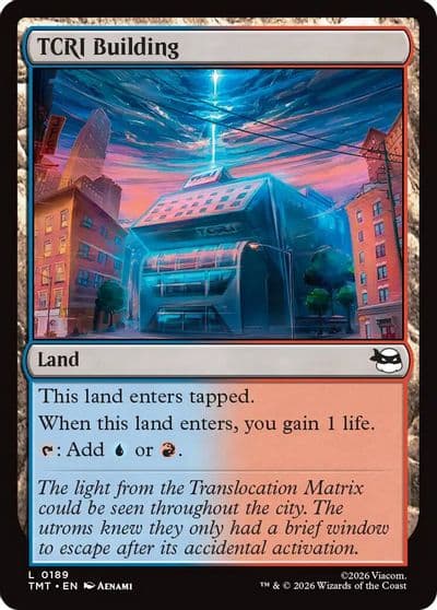 TCRI Building Teenage Mutant Ninja Turtles Magic card