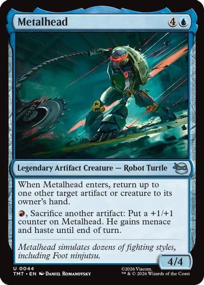 Metalhead Teenage Mutant Ninja Turtles Magic card