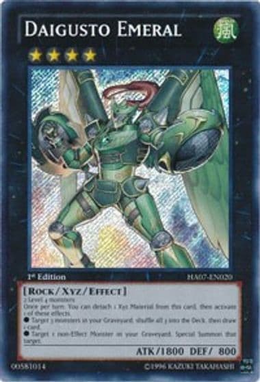 Daigusto Emeral Hidden Arsenal 7: Knight of Stars Yu-Gi-Oh! card