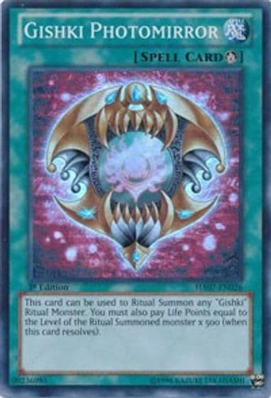 Gishki Photomirror Hidden Arsenal 7: Knight of Stars Yu-Gi-Oh! card