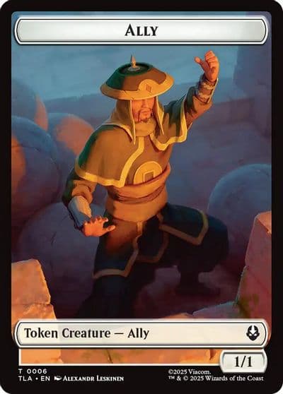 Ally 0006 Bear Double Sided Tokens Avatar: The Last Airbender Magic card
