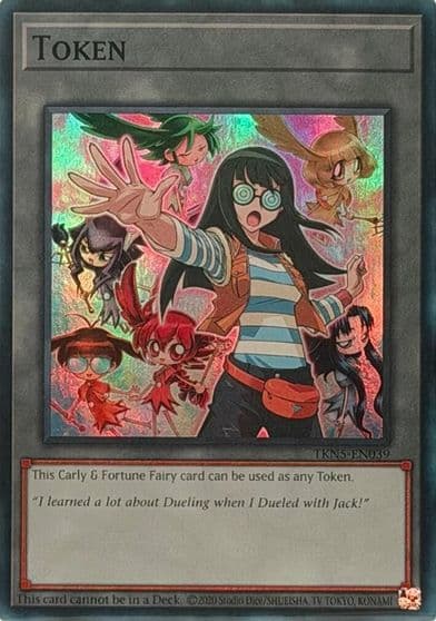 Token Carly and Fortune Fairy Burst Protocol Yu-Gi-Oh! card