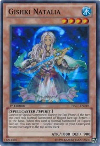 Gishki Natalia Hidden Arsenal 7: Knight of Stars Yu-Gi-Oh! card