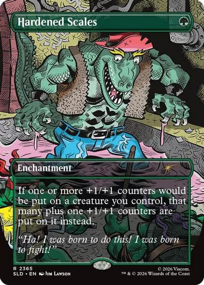 Hardened Scales Secret Lair Drop Series Magic card