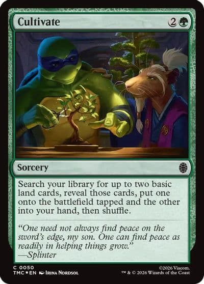 Cultivate Surge Foil Commander: Teenage Mutant Ninja Turtles Magic card