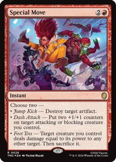 Special Move Surge Foil Commander: Teenage Mutant Ninja Turtles Magic card