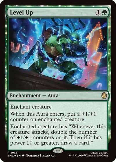 Level Up Surge Foil Commander: Teenage Mutant Ninja Turtles Magic card
