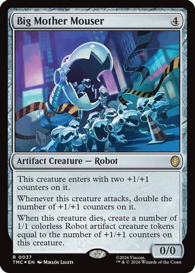 Big Mother Mouser Surge Foil Commander: Teenage Mutant Ninja Turtles Magic card