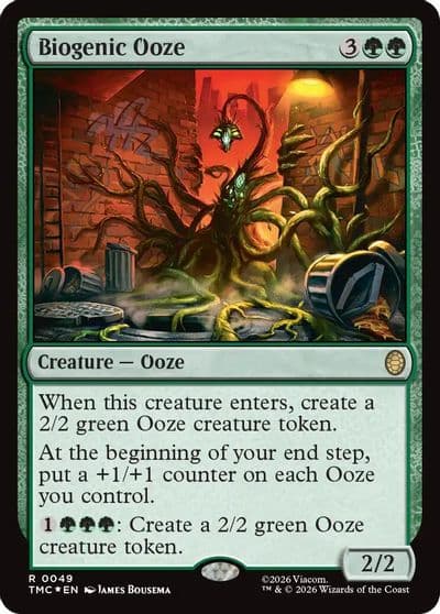 Biogenic Ooze Surge Foil Commander: Teenage Mutant Ninja Turtles Magic card
