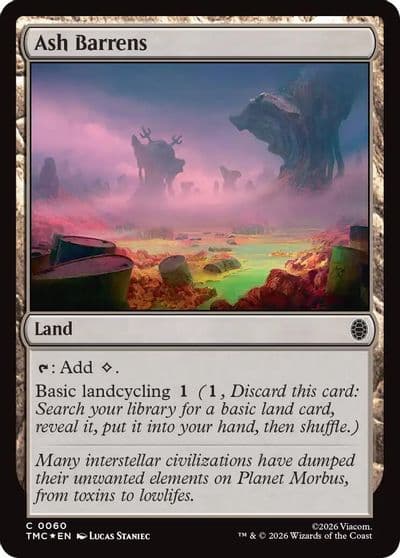 Ash Barrens Surge Foil Commander: Teenage Mutant Ninja Turtles Magic card