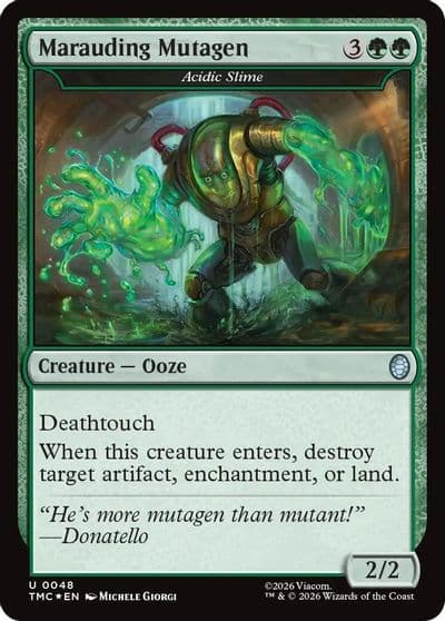 Marauding Mutagen Acidic Slime Surge Foil Commander: Teenage Mutant Ninja Turtles Magic card