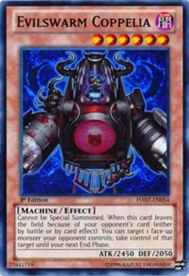 Evilswarm Coppelia Hidden Arsenal 7: Knight of Stars Yu-Gi-Oh! card