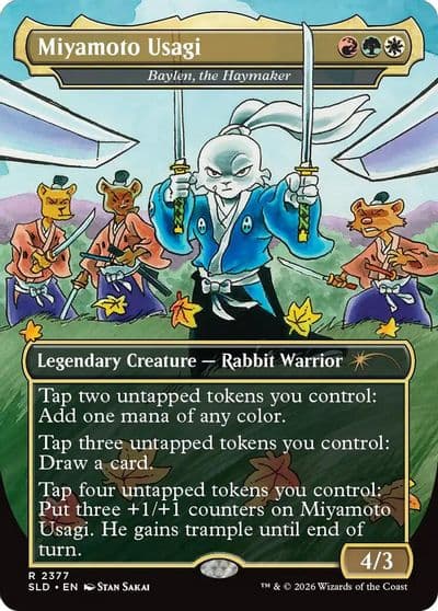 Miyamoto Usagi Baylen the Haymaker Secret Lair Drop Series Magic card