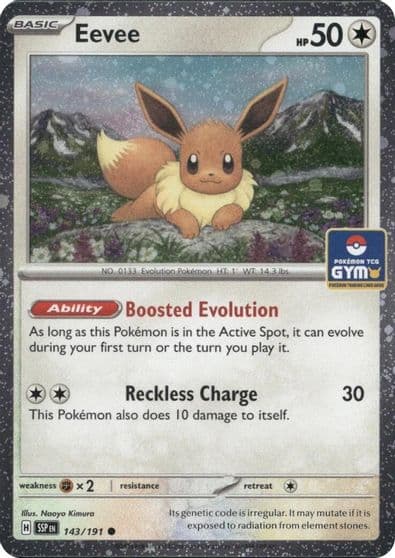 Eevee (Southeast Asia Exclusive) League & Championship Cards Pokemon card